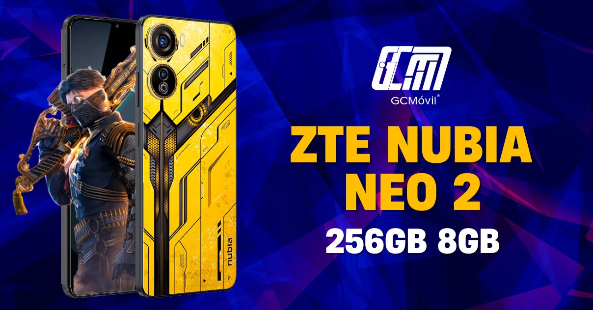 ZTE Nubia Neo 2 en color amarillo de 256gb 8gb